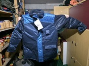 Ocieplane spodnie ogrodniczki z kurtka XL