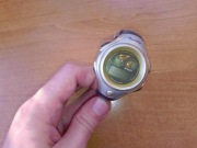 Zegarek elektroniczny cyfrowy LCD Asahi Turtle M-2381A Digital Watch