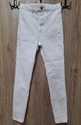 Białe elastyczne spodnie Zaraz 36(s)