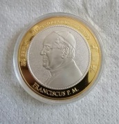 Medal gigant z papieżem Franciszkiem (59zł do negocjacji)
