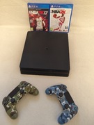 Konsola do gier Zestaw SONY PlayStation 4 Slim 2Pady SONY V2 i 2gry 