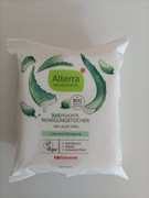 Alterra nawilżane chusteczki oczyszczające Aloes 3 w 1.