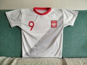 Koszulka piłkarska reprezentacji Polski nr 9 długość 48cm STAN BDB
