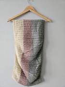 Szalik na zimę szal z dzianiny komin puszysta dzianina