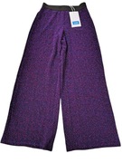 Spodnie Name It rozmiar 128 błyszczące szeroka nogawka 