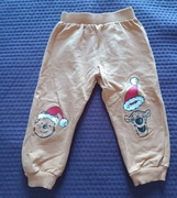 Spodnie Święty Mikołaj rozmiar 92