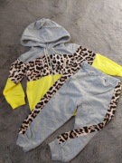 Dres dziewczęcy panterka neon 