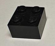 Lego 3003 klocek 2x2 czarny - 3 sztuki !