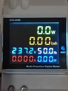 Licznik energii 1 fazowy AC 40-300V, 100A, 6w1, kolor LCD!