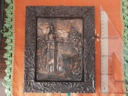 "kościół 29", miedziana płaskorzeźba, miedź, relief, metaloplastyka