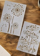 2 szt - Szablony , malarski, DIY, crapbookingu, tynk ozdobny - Nr K8