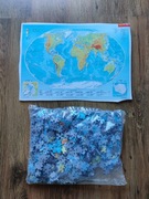 Nowe puzzle mapa świata 1000 el