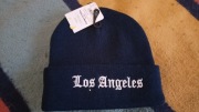 Czapka zimowa, granatowa, Los Angeles