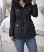 Guess Kurtka Parka Odpinany Kaptur Logo Oryginalna