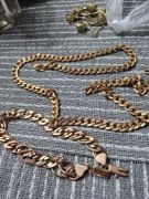 Zloto lancuszekbinbranzoletka 585waga 40g