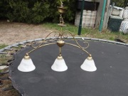 Żyrandol trzyramienny EMME 3X40W E17 a'la mosiądz