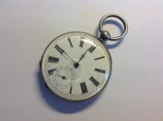 Zegarek kieszonkowy srebrny ANCRE 15 Rubis