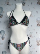Strój kąpielowy dwuczęściowy bikini damskie rozmiar 40 wielokolorowe