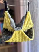 Hamak dla szczura/ chomika podwójny 25x25 miękkie legowisko do klatki Minky