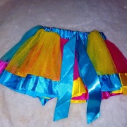 piękna kolorowa spódniczka zwiewna -rozmiar  74/80cm
