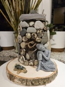 Ręcznie wykonana dekoracja/ latarnia/ lampion/ domek.