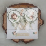 Pikery ozdoba do ciast dziecko urodzinki safari