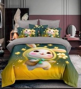 Pościel dziecięca bawełna satynowa 160x200 + 2 poduszki + prześcieradło 