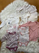 Body niemowlęce z długim rękawem zestaw 6 sztuk