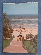 PRL lata 60 kartka pocztowa MORZE Łukęcin  - nie zapisana