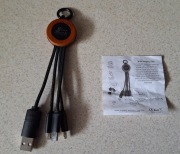 Multi charging cable Zestaw 3 typów kabli