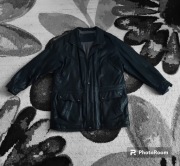 czarna kurtka skórzana