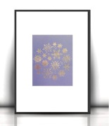 mały plakat z gwiazdkami, dekoracyjny obrazek A4