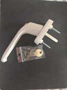 Aluminiowa Klamka okienna z kluczykiem