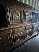 Rzeźbiona unikatowa komoda rustykalna