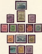 DR Mi 258-262, i 268-276, 15 znaczków stempl. 