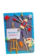 Kartka na Urodziny, Imieniny, Artystyczna, Pędzle, Farby, Handmade