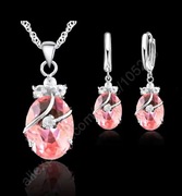 Komplet biżuterii damskej srebro 925