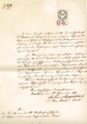 1859r, Kraków, Prałat Rozwadowski Antoni - oryg. pismo
