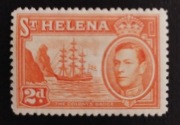 Kol.ang. ST. HELENA: 1938/44r. Mi 101 *.