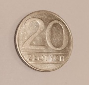 Moneta 20 zł 1989