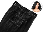 Włosy Naturalne Clip in Bezszwowe 110g 53cm