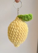 Breloczek szydełkowy cytryna