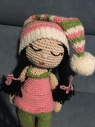 Śpiąca laleczka handmade AMIGURUMI