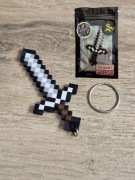 Breloczek Żelazny Miecz Minecraft 3d - Brelok Druk3d fidget