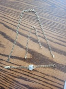 Zegarek,łańcuszek, bransoletka. Pr,585.