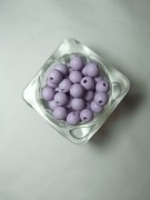 Koraliki silikonowe 9 mm jasny fiolet 3 szt.