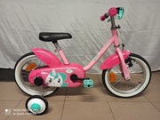 Rowerek Dzieciecy 14 cali Btwin--> Śliczny w Super Stanie + Koszyk Gratis !