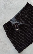 H&M spódnica biodrówka mini aksamit kieszenie XS 