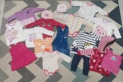 Ubrania pakiet zestaw dziewczynka 74