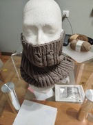 Komin unisex hand made Merino 100 procent 